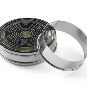 Découpoir 14 pièces inox rond lisse 19-112 mm