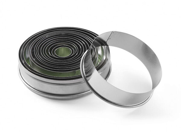 Découpoir 14 pièces inox rond lisse 19-112 mm