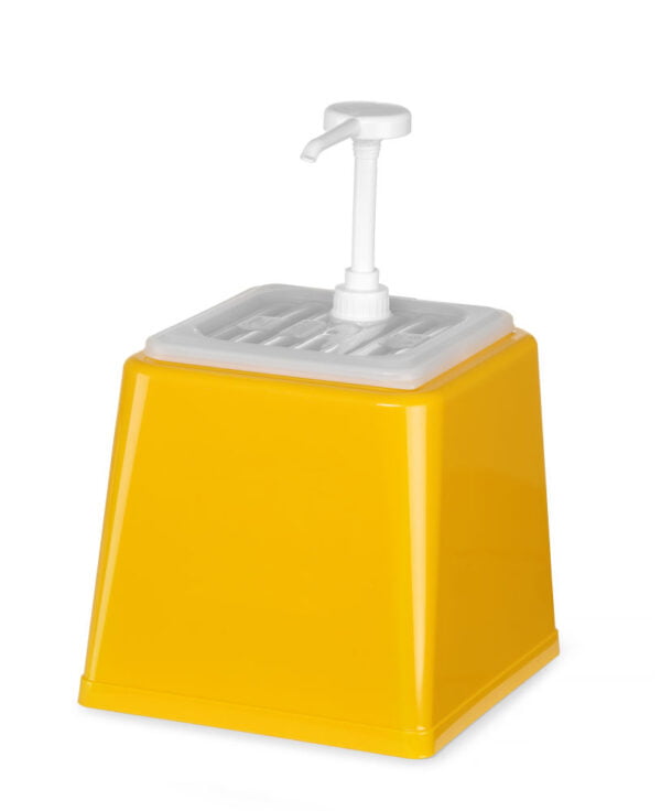 Distributeur de sauces rouge 2,5 l GN 1/6 200 mm – Image 2