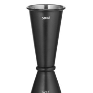 Doseur noir avec anneau 25 + 50 ml