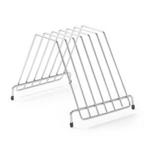 Egouttoir inox pour 6 planches à découper