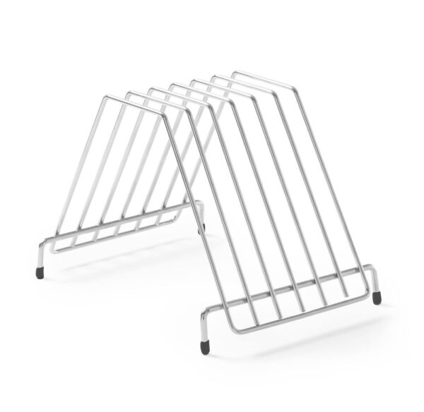 Egouttoir inox pour 6 planches à découper