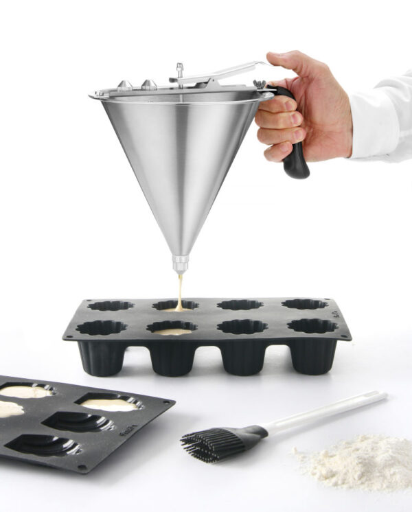 Entonnoir de dosage inox 1,5 l Profi Line 190x220 mm – Image 4