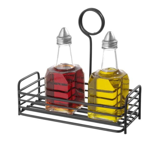 Etagère à condiments rect. noir 205x90x180 mm