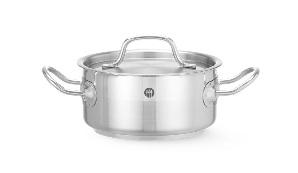 Faitout a/couvercle 20x9,0 cm 3,0 ltr inox fond sandwich – Image 3