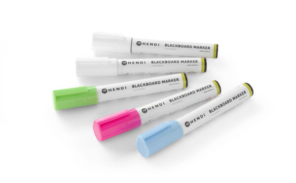 Feutres à craie 6 mm 2xblanc rose jaune bronze