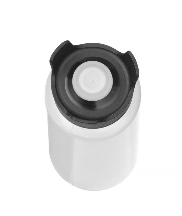 Flacon distributeru anti-goutt tranparent noir 230 ml – Image 4