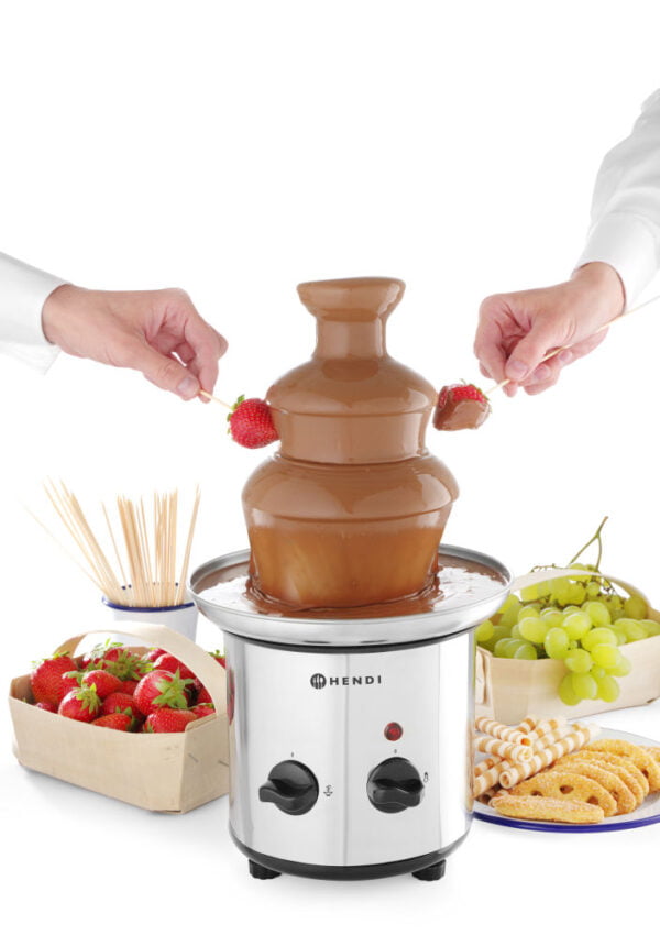 Fontaine à chocolat 3 niveaux inox 230V 170W – Image 4