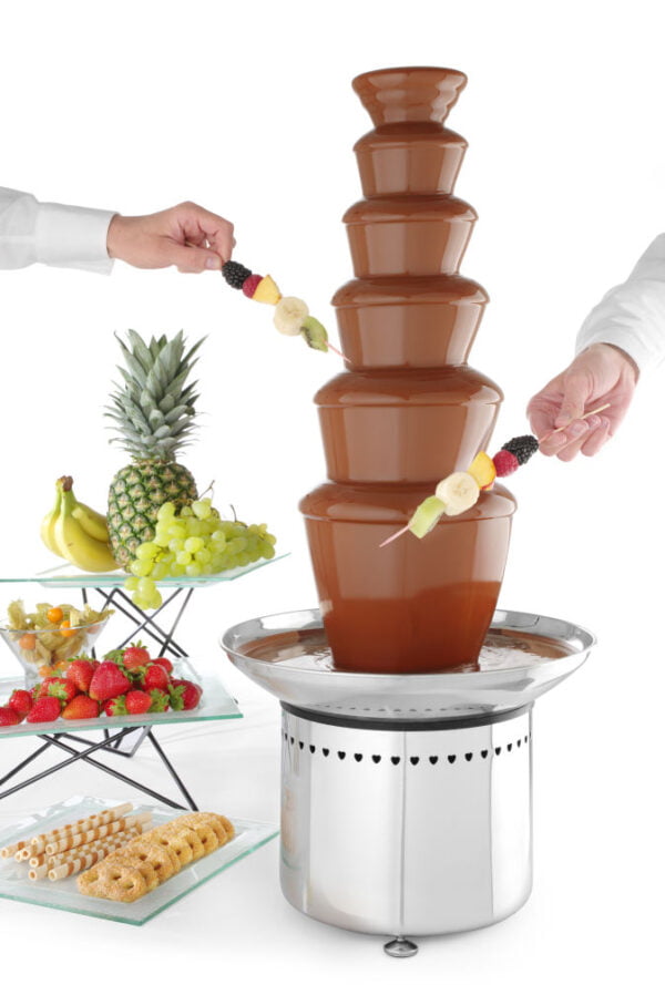 Fontaine à chocolat 6 niveaux inox 230V 300W – Image 2