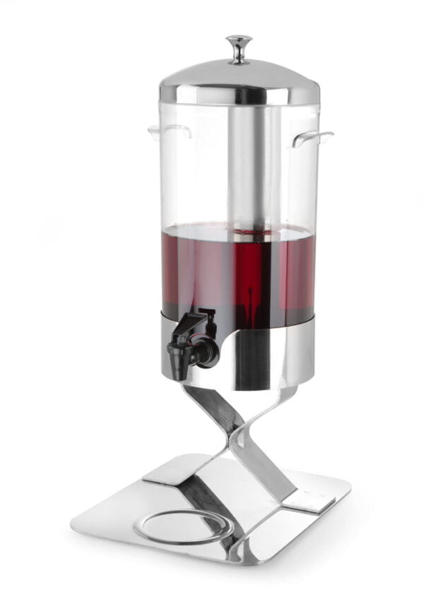 Fontaine de jus de fruit 5 l PC inox 280x220x510 mm – Image 2