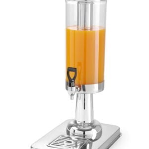 Fontaine à jus de fruit 2x3 l PC inox