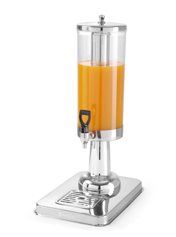Fontaine à jus de fruit 2x3 l PC inox
