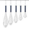 Fouet 8 fils 250 mm avec manche en PP
