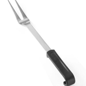 Fourchette inox 345 mm poignée polypropylène
