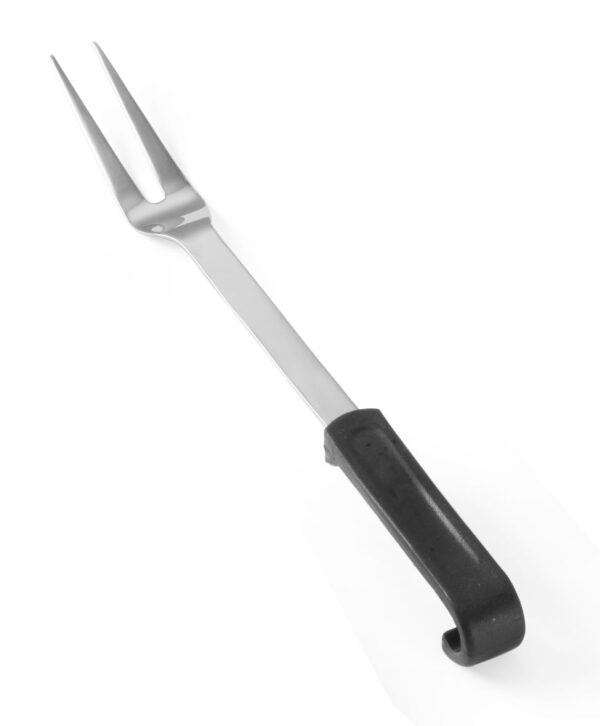 Fourchette inox 345 mm poignée polypropylène
