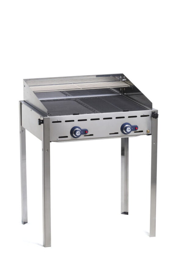 Green Fire 2 bruleurs avec 2 grilles Profi Line – Image 2
