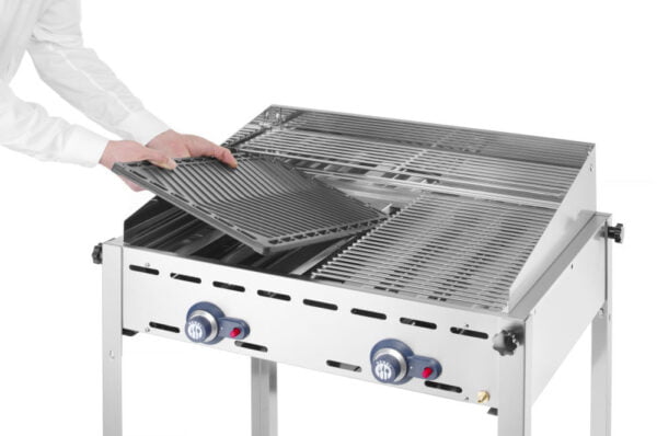 Green Fire 2 bruleurs avec 2 grilles Profi Line – Image 3