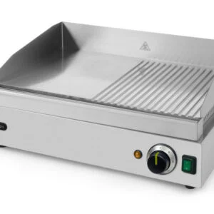Grill 1/2 lisse 1/2 rainuré 380x550x240mm 230V 2400W