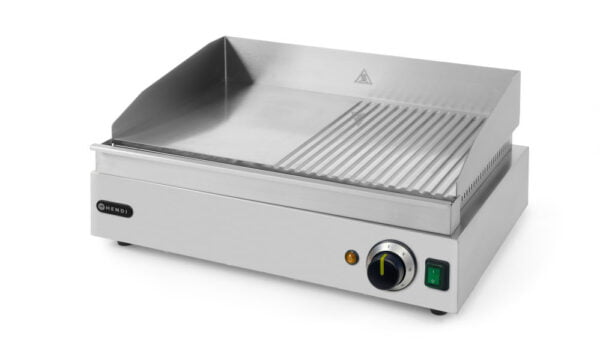 Grill 1/2 lisse 1/2 rainuré 380x550x240mm 230V 2400W