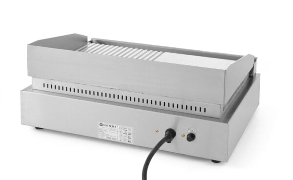 Grill 1/2 lisse 1/2 rainuré 380x550x240mm 230V 2400W – Image 2