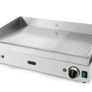 Grill 2/3 lisse 1/3 rainuré 460x720x240 mm 230V 3500W