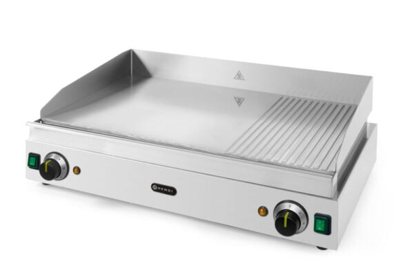 Grill 2/3 lisse 1/3 rainuré 460x720x240 mm 230V 3500W