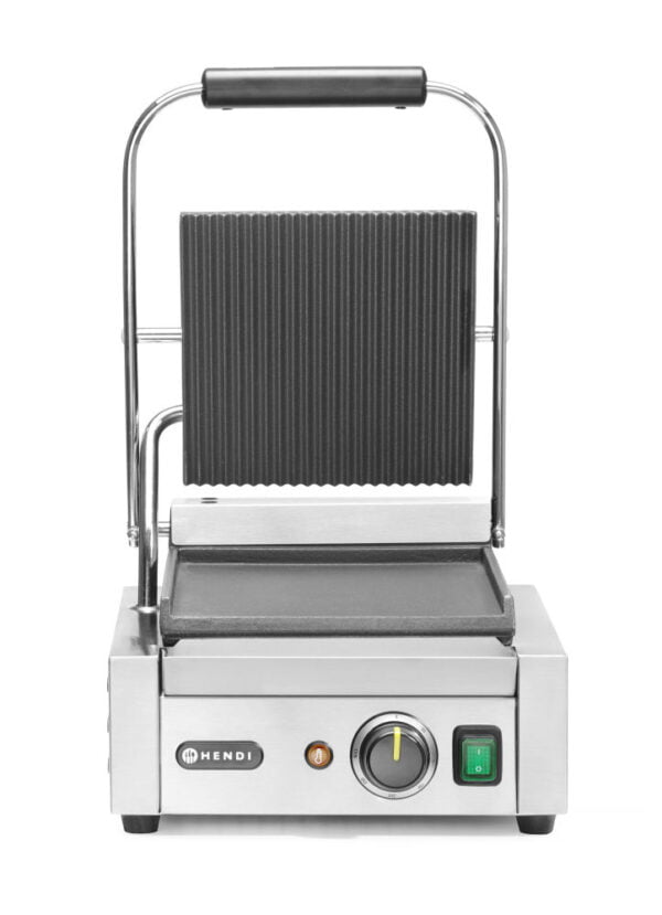 Grill de contact seul 1800W dessus rainurés, dessous lisse
