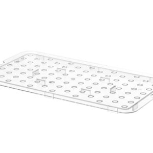 Grille Gastronorm 1/1 polycarbonate transparent