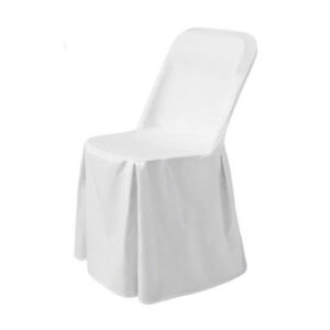Housse pour chaise blanc