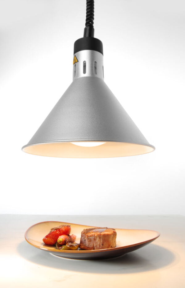 Lampe chauffante réglable conique noir 230V 250W – Image 4