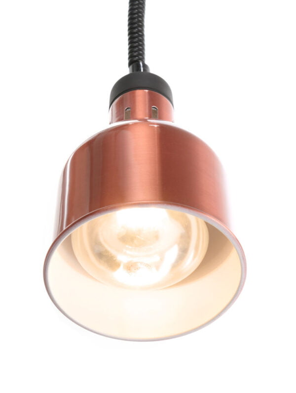 Lampe chauffante réglable cylindrique argent 230V 250W – Image 4