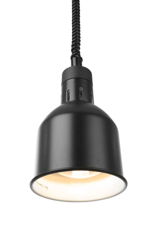 Lampe chauffante réglable cylindrique noir 230V 250W – Image 3
