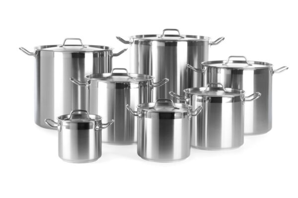 Marmite a/couvercle 32x27,0 cm 24 l inox fond sandwich – Image 2