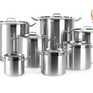 Marmite a/couvercle 45x45,0 cm 71,5 ltr inox fond sandwich