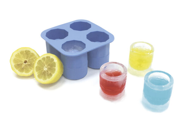 Moule à glaçons 4 verre à shot moule silicone
