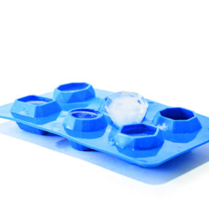 Moule à glaçons 6 pierre précieuse silicone