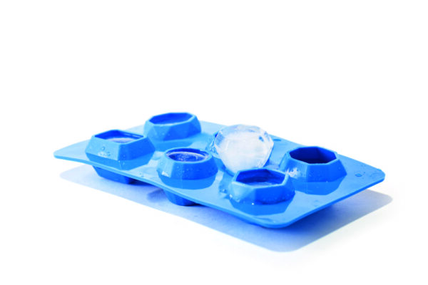 Moule à glaçons 6 pierre précieuse silicone
