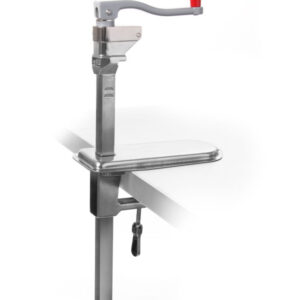 Ouvre-boîte 400 mm inox 18/8 fixation sur table
