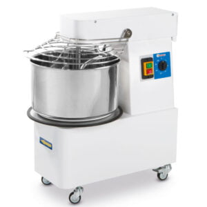 Pétrin à spirale 17 kg 20 l cuve fixe 400V 750W