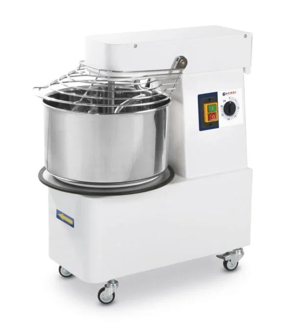 Pétrin à spirale 25 kg 32 l cuve fixe 400V 1100W – Image 2