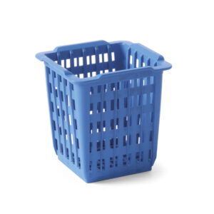 Panier à couvert bleu 125x84x135 mm