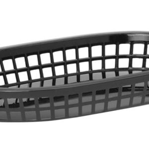 Panier de service style fast- food noir 275x175x38 mm PP