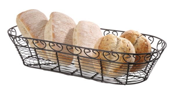 Panier en fil deco rectangular 385x160x80 mm