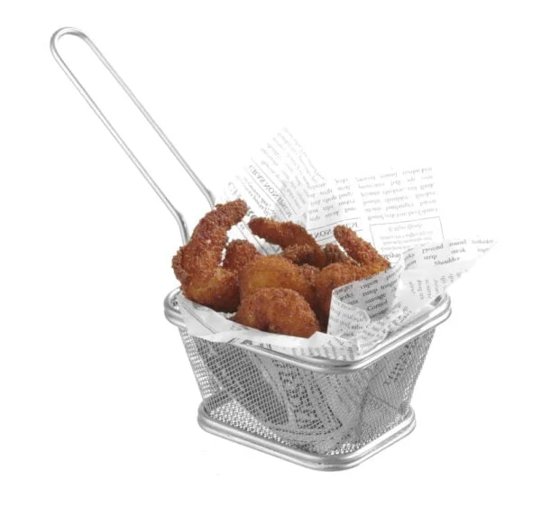 Panier à friture empilables inox 105x90x60 mm
