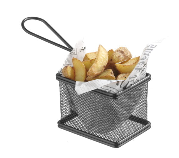 Panier à friture noir inox 90x90 mm – Image 3