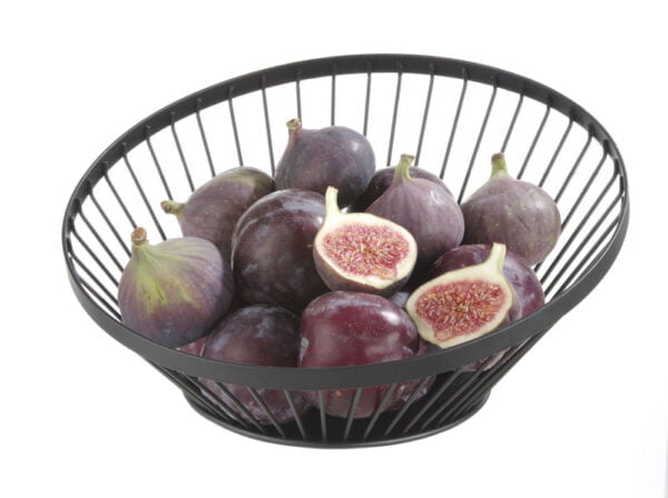 Panier à fruits oblique noir 150x80 mm – Image 2