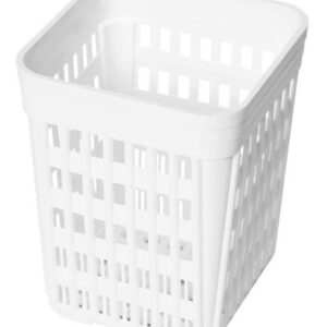 Panier à lavage blanc PP 110x110x140 mm