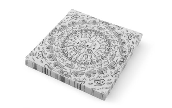 Serviettes  motif à carreaux 306x305 mm