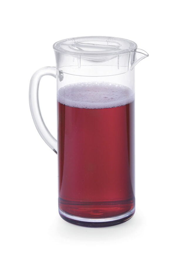Pichet à jus de fruit droit 2 l SAN 120x250 mm