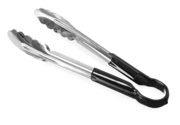 Pince de service 250 mm inox poignée PVC noir – Image 2
